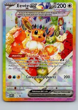 Eevee EX 174 SV: Scarlet & Violet Promo Cards Holo Black Star Promo - Image 1