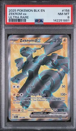 Psa Graded Pokemon Lot of 2 cards! Zekrom and Thunderus! - Image 1