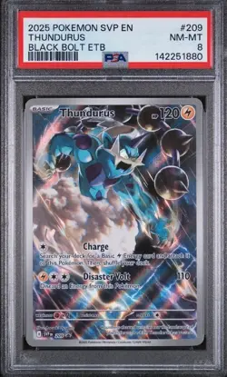Psa Graded Pokemon Lot of 2 cards! Zekrom and Thunderus! - Image 4