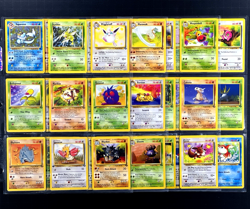 1999 Pokemon JUNGLE SET Cards Lot HOLO Vaporeon RARE Scyther 1ST EDITION + WotC - Image 1