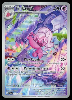 Tinkatuff 217/193 Holo Illustration Rare Paldea Evolved Pokemon Card - Image 1