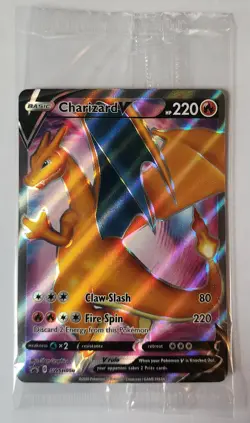 Pokemon TCG Champions Path Charizard V Promo Full Art Card SWSH050 Sealed - Image 1