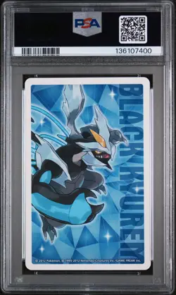 2012 POKEMON BLACK 2 PLAYING CARDS 4 OF DIAMONDS VULPIX PSA 9 - Image 2