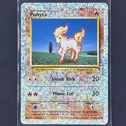 Ponyta 87/110 Legendary Collection Reverse Holo Pokemon Card Vintage WOTC DMG! - Image 1