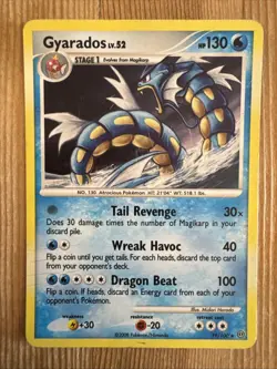 Gyarados - 19/100 - Pokemon Stormfront Non-Holo Card MP - Image 1