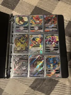 Pokemon 108 Card Lot Collection Binder Mega XY, EX, GX, Vmax, Vstar, V, Holo - Image 1