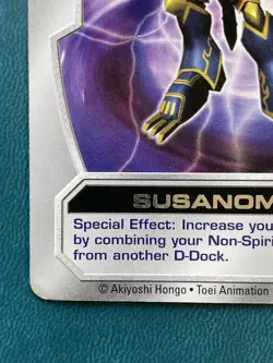 Susanomon DT-196 D-Tector Silver Text Name 2003 Bandai Digimon Card Susanoomon - Image 5
