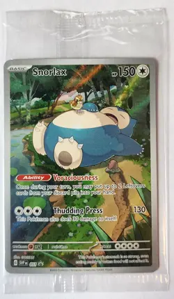 Pokemon TCG Snorlax 151 Scarlet Violet Promo Card Sealed SVP 051 NM - Image 1