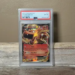 Pokemon TCG Flashfire Charizard EX 11/106 PSA 6 EX-MT Holo Ultra Rare Card - Image 1