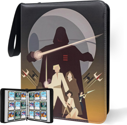 Card Binder for Star Wars Trading Cards,9 Pocket with 60 Sleeves up to 1080 Card - Image 1