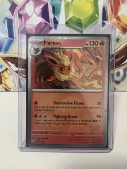 Flareon SVP167 Black Star Promo Holo Rare Prismatic Evolutions Pokemon Card NM - Image 1