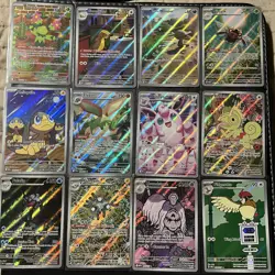 Pokemon TCG Mixed Set Lot of 54 Cards Very Clean NM Illustration Rares Holos - Image 1