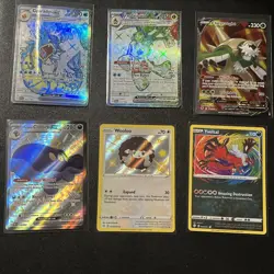 Pokemon TCG Mixed Set Lot of 54 Cards Very Clean NM Illustration Rares Holos - Image 2