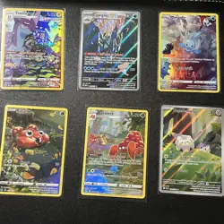 Pokemon TCG Mixed Set Lot of 54 Cards Very Clean NM Illustration Rares Holos - Image 4
