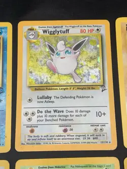 Vintage Holo Rare Pokemon Cards WOTC 1999/2000 - Base Set 2, Fossil Jungle MP/HP - Image 3