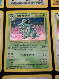 Vintage Holo Rare Pokemon Cards WOTC 1999/2000 - Base Set 2, Fossil Jungle MP/HP - Image 5