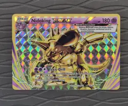 Nidoking BREAK 46/108 Evolutions Full Art Ultra Rare Holo Pokemon Card - Image 1
