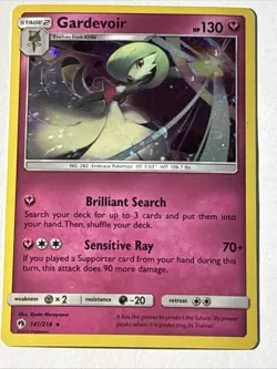 Gardevoir 141/214 Sm-Lost Thunder Holo Poke Card | NM Swirl On Dress!!!🔥 - Image 1