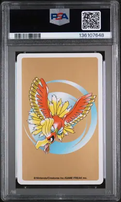 2000 POKEMON GOLD VERSION PLAYING CARDS 9 OF CLUBS #100 VOLTORB PSA 10 - Image 2