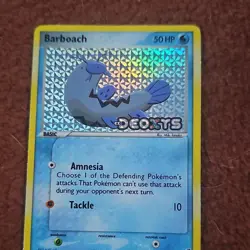Pokemon TCG Barboach EX Deoxys 54/107 Holo Basic Nintendo English Card Lot x2 - Image 1