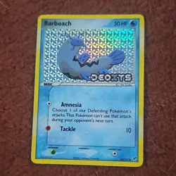 Pokemon TCG Barboach EX Deoxys 54/107 Holo Basic Nintendo English Card Lot x2 - Image 2