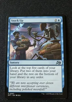 MTG - Stock Up - Aetherdrift - Near Mint Uncommon #67 Non Foil - Image 1