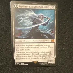 Sephiroth Legendary Creature MTG FFVII Fabled SOLDIER One-Winged Angel Wizards - Image 1