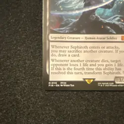 Sephiroth Legendary Creature MTG FFVII Fabled SOLDIER One-Winged Angel Wizards - Image 5