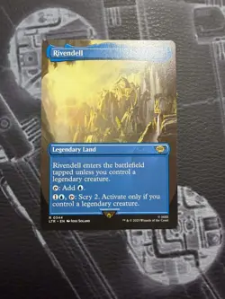Rivendell Lord of the Rings Borderless Rare - Image 1