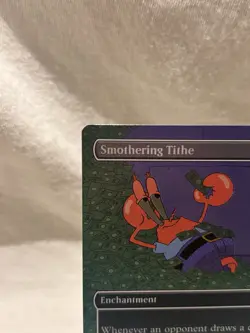 MTG Magic The Gathering Secret Lair Smothering Tithe Rainbow Foil 7009 Krabs - Image 2