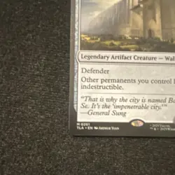 The Walls of Ba Sing Se TLA Legendary Artifact Creature 0261 Regular - Image 5