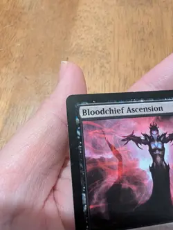 Bloodchief Ascension MTG Light play Black Adi Granov 82/249 Rare 2/2 - Image 3