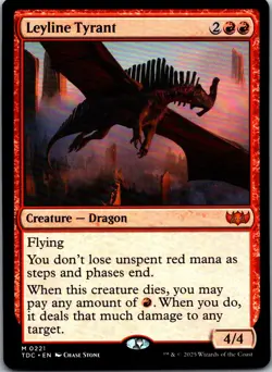 Leyline Tyrant M Commander: Tarkir: Dragonstorm 221 MP - Image 1