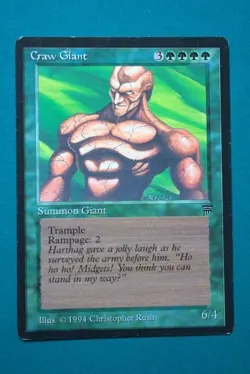Craw Giant - MTG - Legends - Moderately Played - Magic the Gathering - Image 1