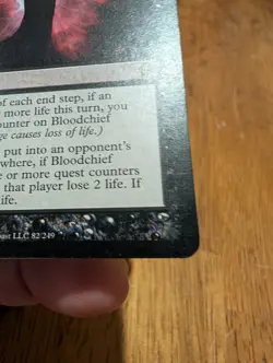 Bloodchief Ascension Magic The Gathering Enchantment Moderate Light Play 1/2 - Image 5