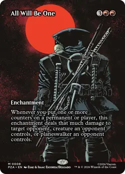 All Will Be One - Borderless Light Play, English Magic the Gathering MTG Teenage - Image 1