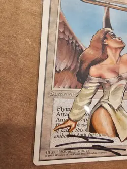 Serra Angel Fourth Edition Extended Art Alter By Douglas Shuler MtG - Image 4