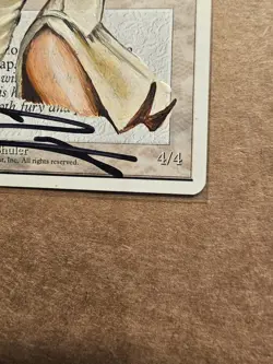 Serra Angel Fourth Edition Extended Art Alter By Douglas Shuler MtG - Image 5