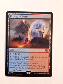 Riverpyre Verge - R0260 Foil - Aetherdrift - Magic the Gathering - NM - Image 1