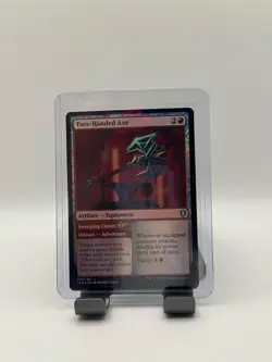 MTG, Two-Handed Axe FOIL 203 Battle for Baldur's Gate Foil - Image 1