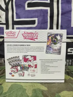Pokemon TCG Scarlet & Violet White Flare ETB Elite Trainer Box Factory Sealed - Image 2
