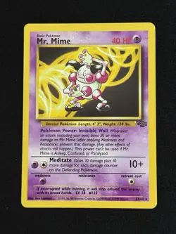 Mr. Mime #22/64 - Pokemon TCG - Jungle - Rare - LP - Image 1