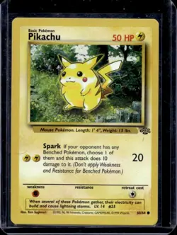 1999 Pokemon Jungle Pikachu #60/64 - Image 1