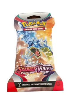 Nintendo Pokemon Scarlet & Violet Sleeved Booster pack 10 Cards- Art Varies - Image 1