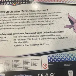 Pokemon Prismatic Evolutions Premium Figure Collection Sealed - Image 4