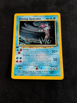 Shining Gyarados 1st Edition Holo Neo Revelation 65/64 Secret Rare Pokemon - Image 1