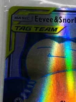 Pokemon TCG Eevee & Snorlax GX TAG TEAM Ultra Rare Holo Card Sm-Team Up 171/181 - Image 2