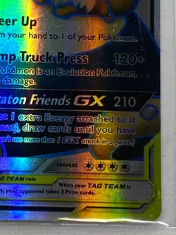 Pokemon TCG Eevee & Snorlax GX TAG TEAM Ultra Rare Holo Card Sm-Team Up 171/181 - Image 3