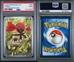 2025 POKEMON BLK EN-BLACK BOLT | ILLUSTRATION RARETHROH 128 PSA 9 - Image 3