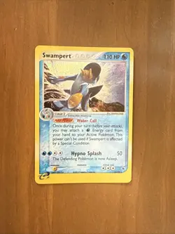 2003 Pokemon TCG Swampert EX Ruby and Sapphire #13 Holo Rare LP-NM - Image 1